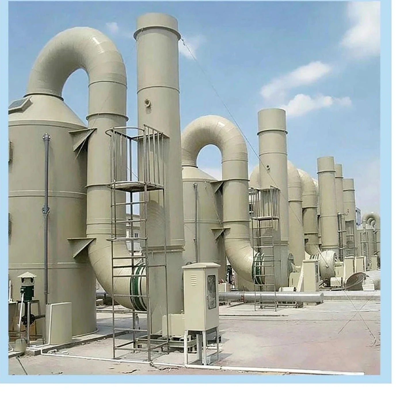 Spray Scrubber Tower industrial installation
